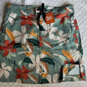 Ripskirt Hawaii Floral Swim Skirt - M NWT